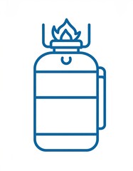 Outline of a portable camping stove