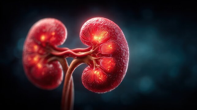 Kidney health awareness campaign community center informational content educational environment interactive concept