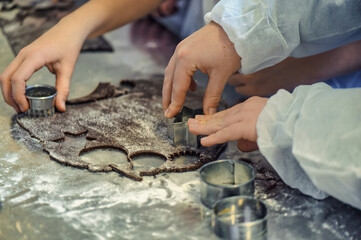 Preparation of sweets In Hotel school