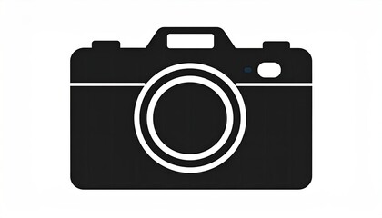 Simple black silhouette of a camera (2)