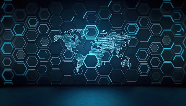 Futuristic Control Panel Design with Advanced Digital Geometry