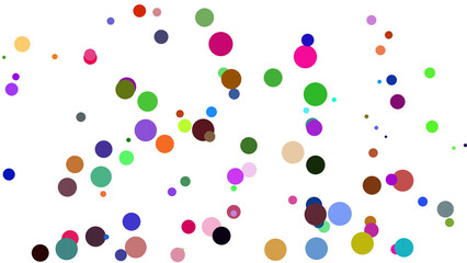 Colour ful spherical dots