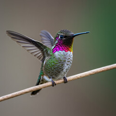 Fototapeta premium hummingbird in flight