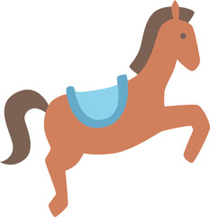 Amusement Park Vector Icon Set – Carnival, Fairground, Rides, and Entertainment Elements