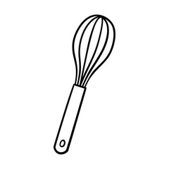 Hand-Drawn Whisk