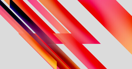 Abstract composition featuring vibrant diagonal lines. Colors blend, creating dynamic visual effect. Modern design, sleek presentation.