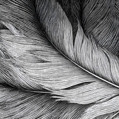 feathers seamless pattern