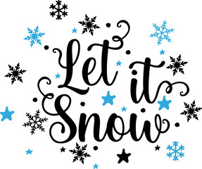 Let it snow svg