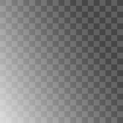 PNG imitation transparency texture. Grid gradient square background as transparent png. Wallpaper with grey squares. Vector illustration.