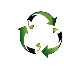 recycling icon, ecology green icons. The iconic Recycle Logo, leaves logo nature leaf vector icon