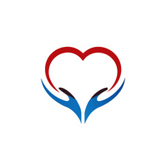 hand care Vector logo design template