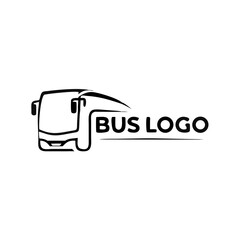 travel bus logo icon vector design illustration template