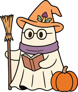 Naklejki Happy Little Ghost