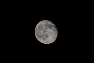 Waxing gibbous moon