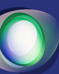 Abstract circular design. Vibrant colors blend, creating layered effect. Soft gradients radiate from center. Modern, clean aesthetic.