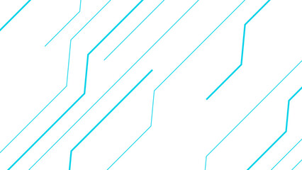 Abstract futuristic background with thin cyan circuit-like lines. Sense of connectivity and digital flow, resembling high-tech circuitry or data pathways. Clarity, and modern digital aesthetics