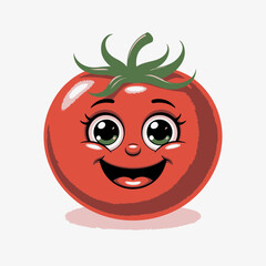 Obraz premium funny tomato cartoon