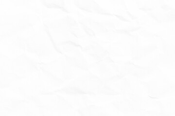 Transparent crumpled plastic surface with creases and folds texture