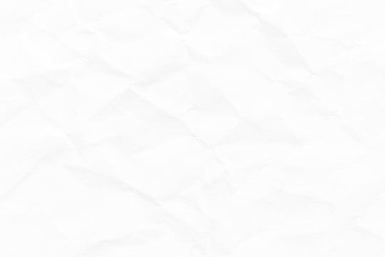 Seamless white crumpled paper background texture pattern