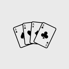 playing cards and chips