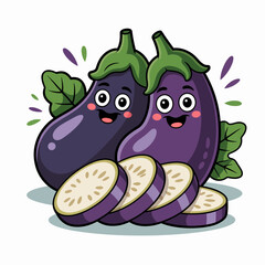 cartoon eggplant cartoon