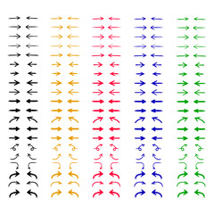 grunge arrow vector. grunge arrow brush.grunge arrow paint