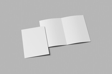 A4 Bifold Broshure Mockup