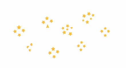 stars on white background