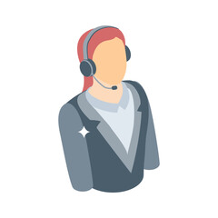 Grab this amazing icon of customer service representative