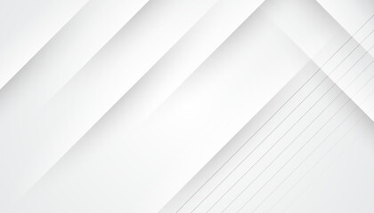 Simple abstract white banner for an elegant look