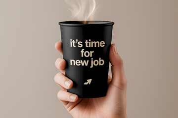 New Job Announcement Time for a Change Career Opportunity Success Motivation Employment Hiring Professional Growth