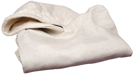 streetwear. Beige hoodie showcased on a clean white background, highlighting simplicity and modern style. lifestyle magazines.