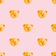 Sweet Teddy Bear Head Pattern