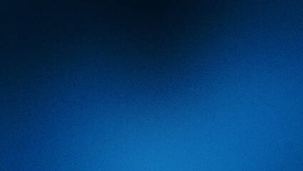 Fototapeta premium Deep blue gradient background with subtle grain texture, dark navy abstract backdrop for professional corporate presentations and digital design