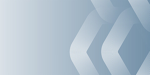 Abstract hexagon lines on gray background. abstract gradient gray and white background. Geometric stripe line art design