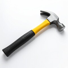 Yellow and black claw hammer