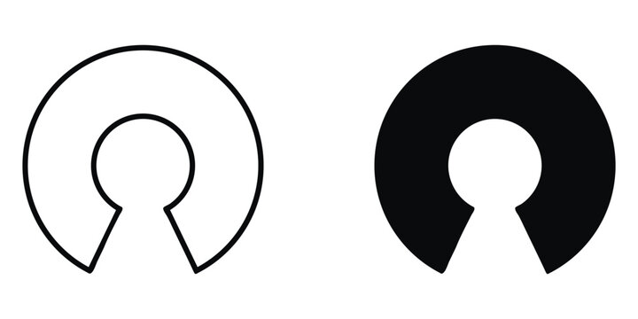 Open source icon set Silhouette vector illustration 