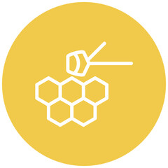 Honey line icon style