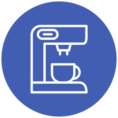 Coffee Machine line icon style