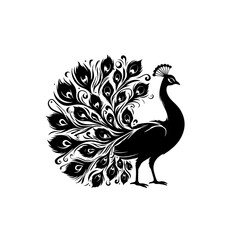 Beautiful Peacock Vector Illustration