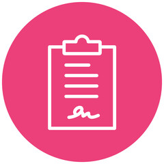 Contract Line Icon Style