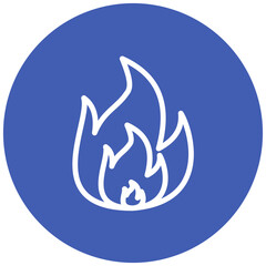 Fire Line Icon Style