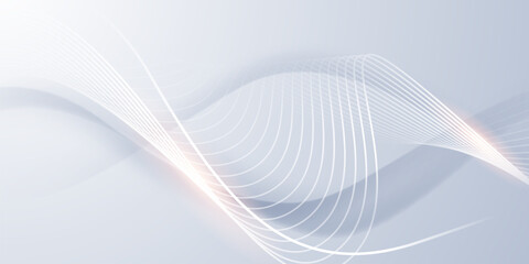 White abstract background with vector illustration. Modern background.