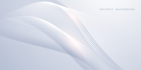White abstract background with vector illustration. Modern background.