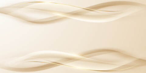 golden abstract background with luxury vector illustration