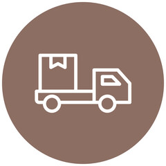 Shipment Line Icon Style