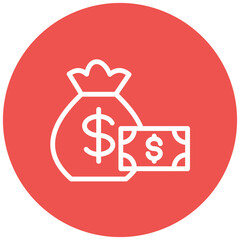Budget Line Icon Style