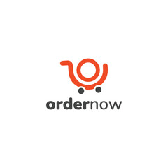 Order Now Logo Vector Simple