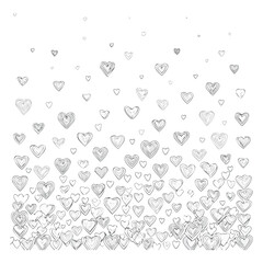 Fototapeta premium Background of Falling Tiny Hearts