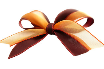 Stylish hair ribbon isolated on transparent background